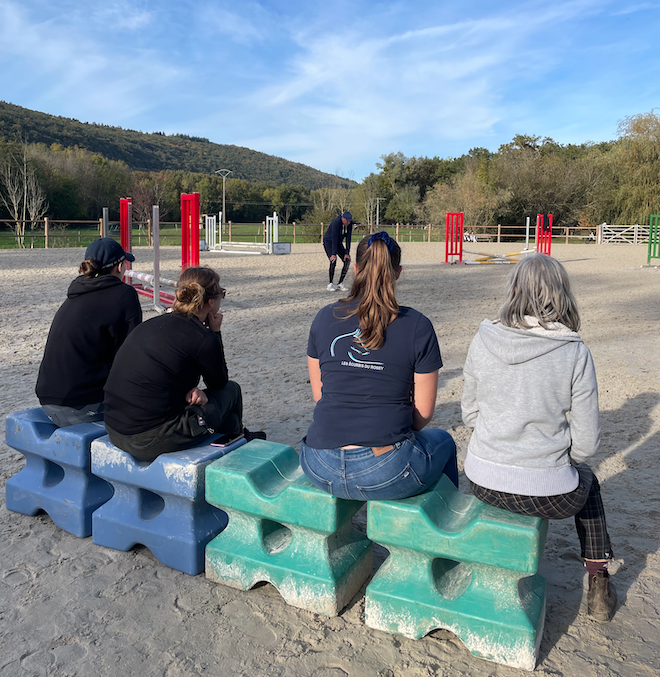 Stage de saut avec notre coach professionnel préféré <3