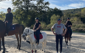 Stage de saut avec notre coach professionnel préféré <3